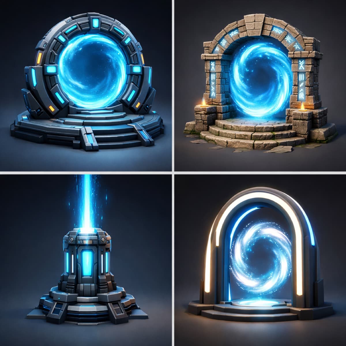 PurposeGate beacon lane concept art